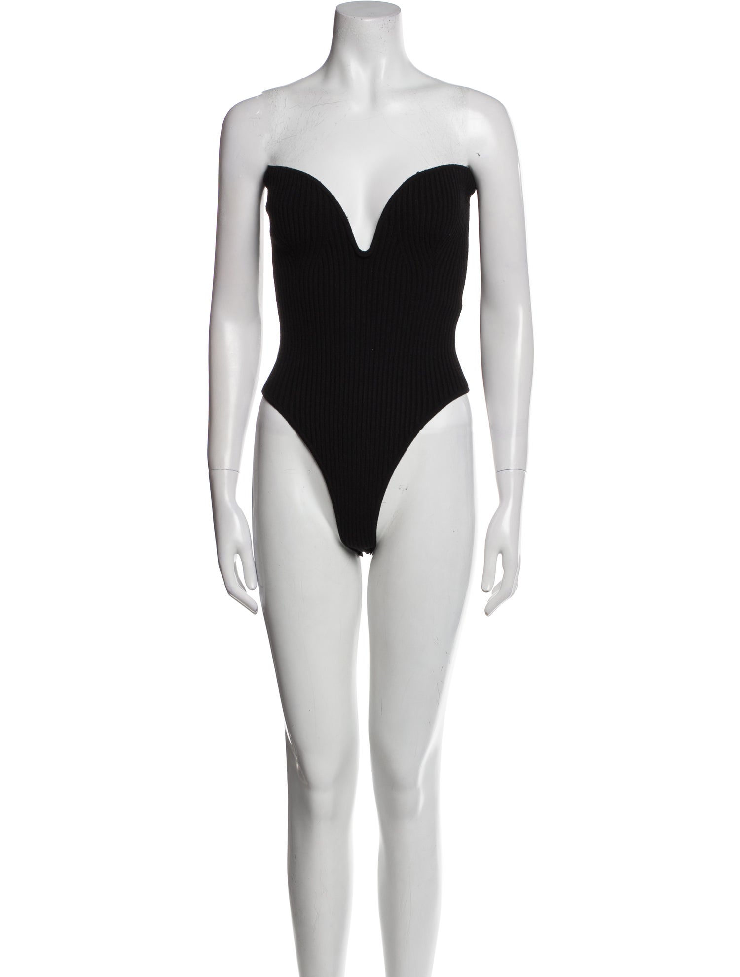 GAUGE81 Merino Wool Strapless Bodysuit