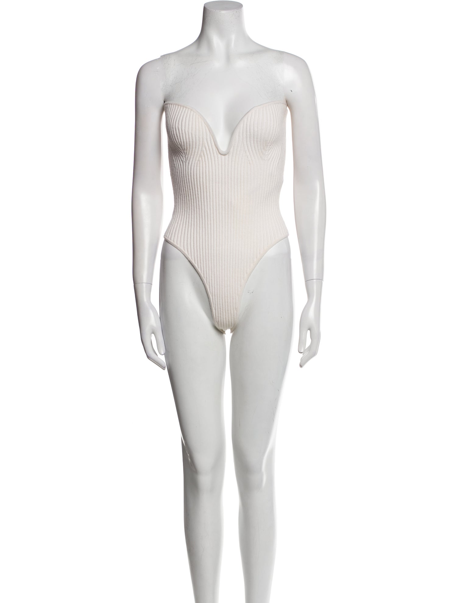 GAUGE81 Merino Wool Strapless Bodysuit