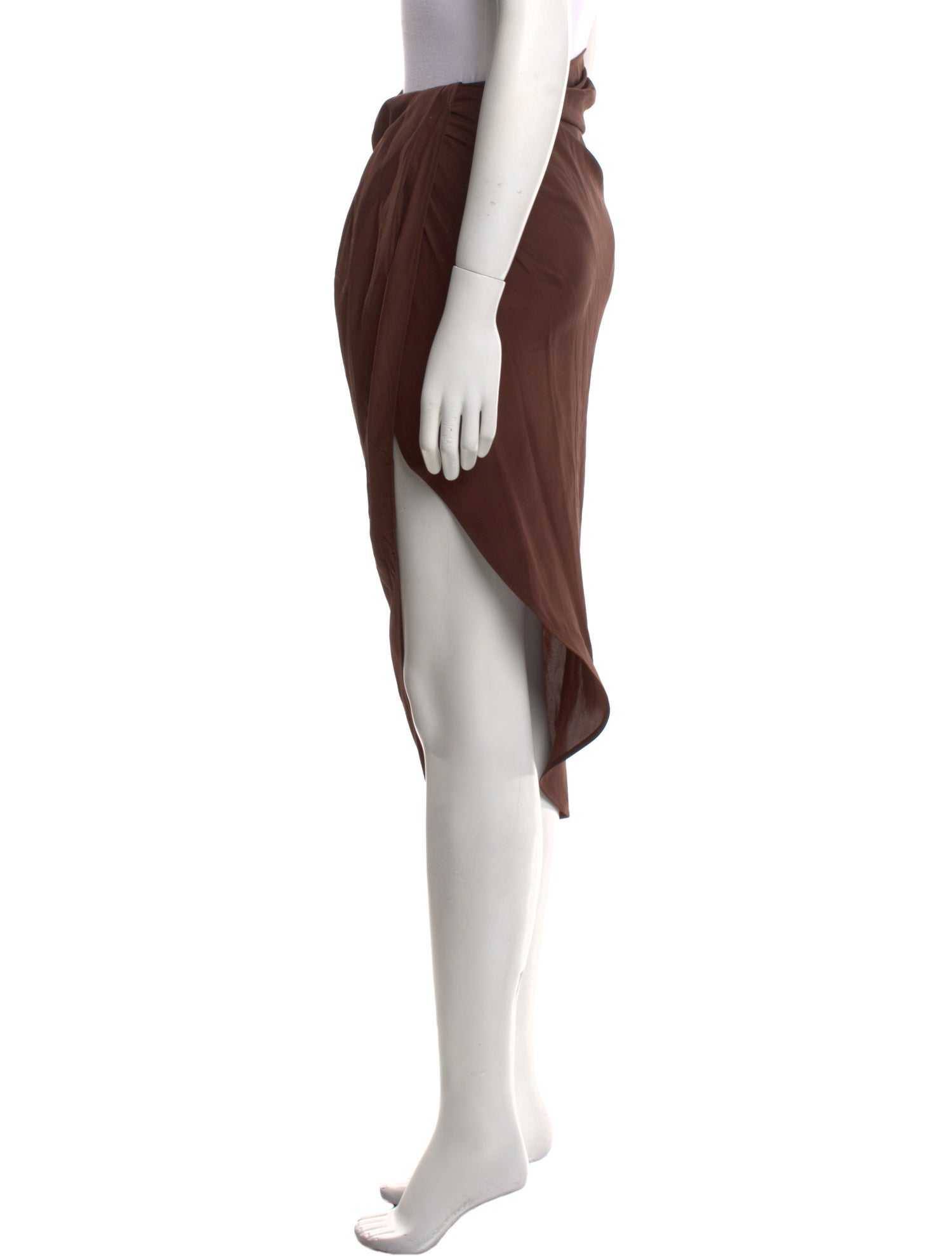 GAUGE81 Silk Midi Length Skirt