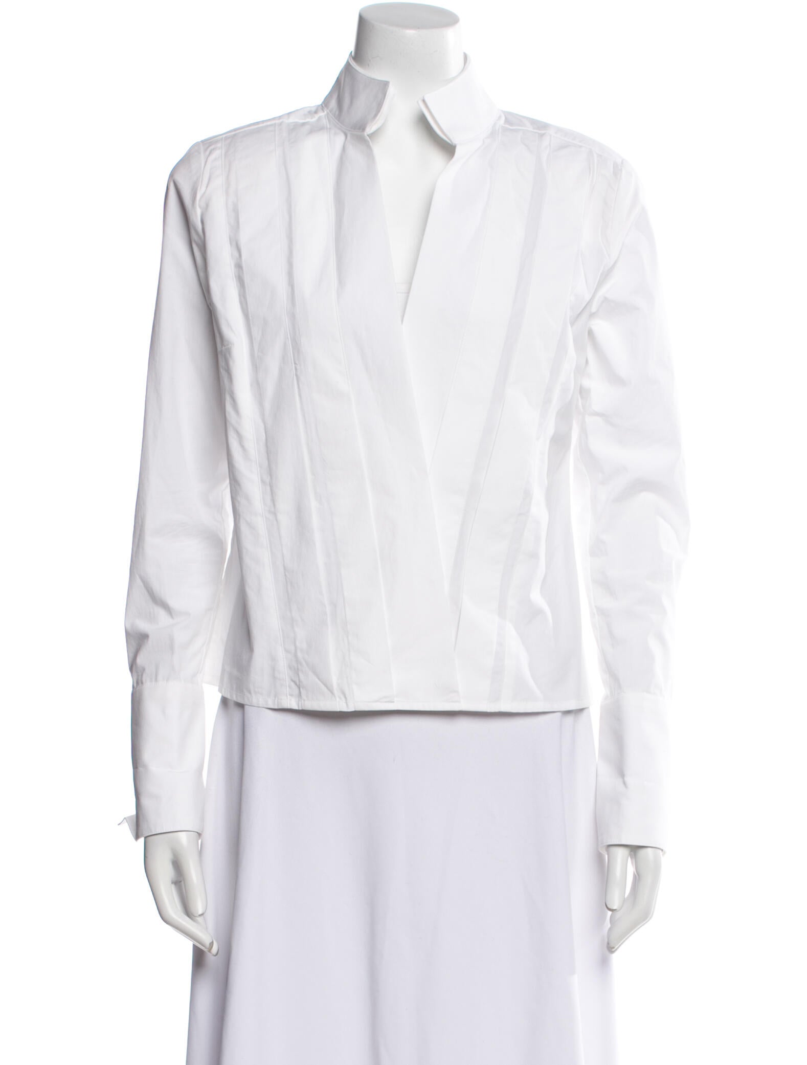 GAUGE81 Mock Neck Long Sleeve Polo