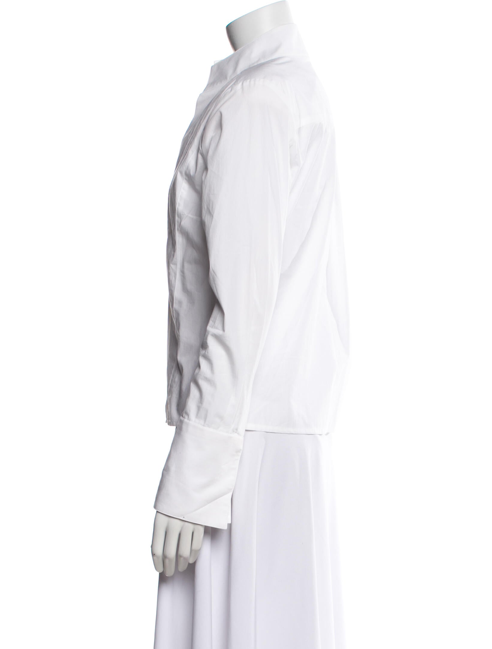 GAUGE81 Mock Neck Long Sleeve Polo