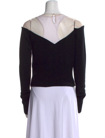 GAUGE81 Cashmere Colorblock Pattern Sweater