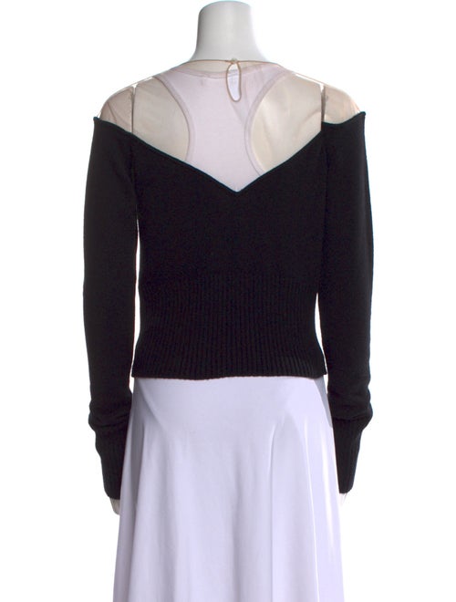 GAUGE81 Cashmere Colorblock Pattern Sweater