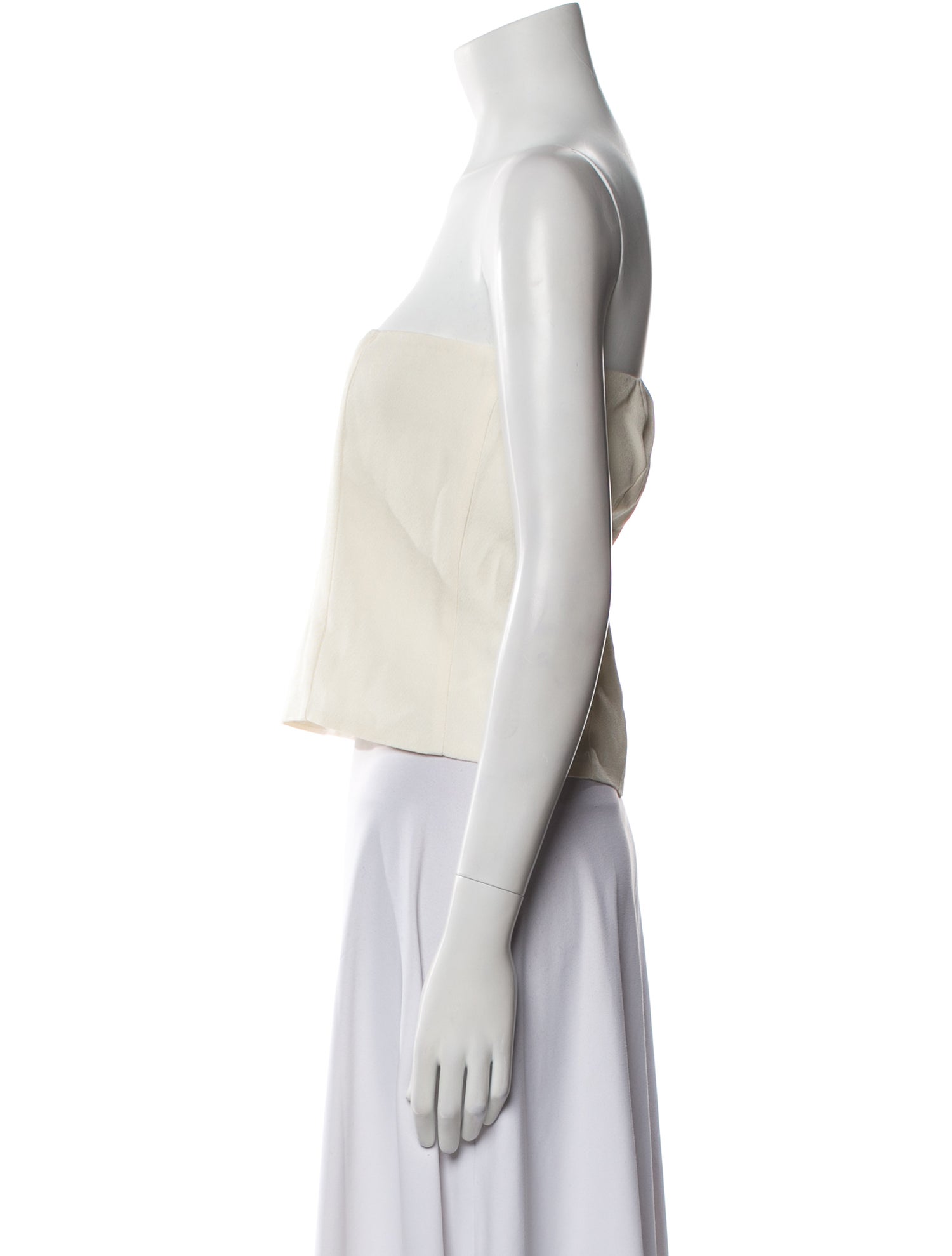 GAUGE81 Strapless Crop Top