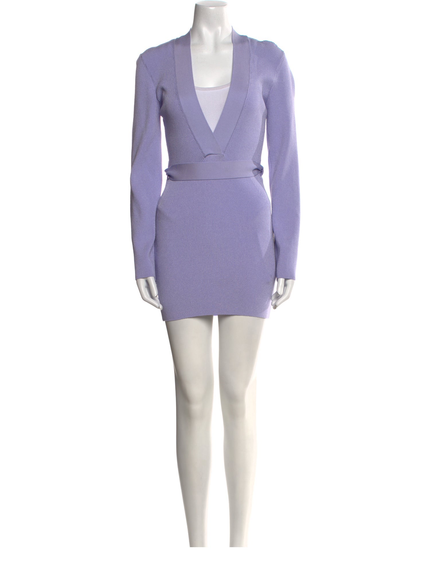 GAUGE81 V-Neck Mini Dress