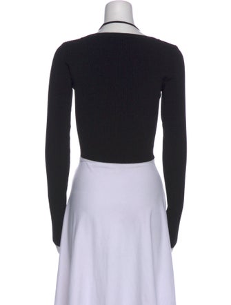 GAUGE81 Scoop Neck Long Sleeve Crop Top