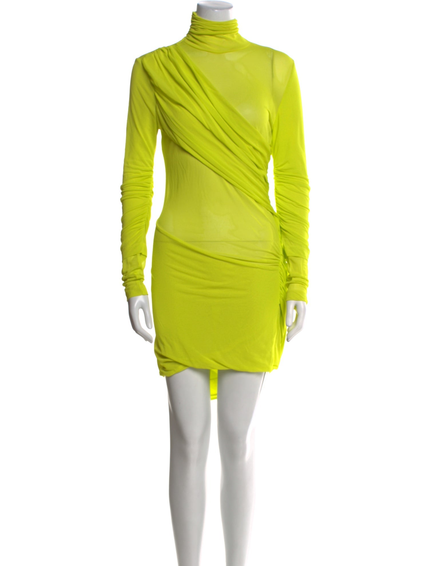 GAUGE81 Mock Neck Knee-Length Dress