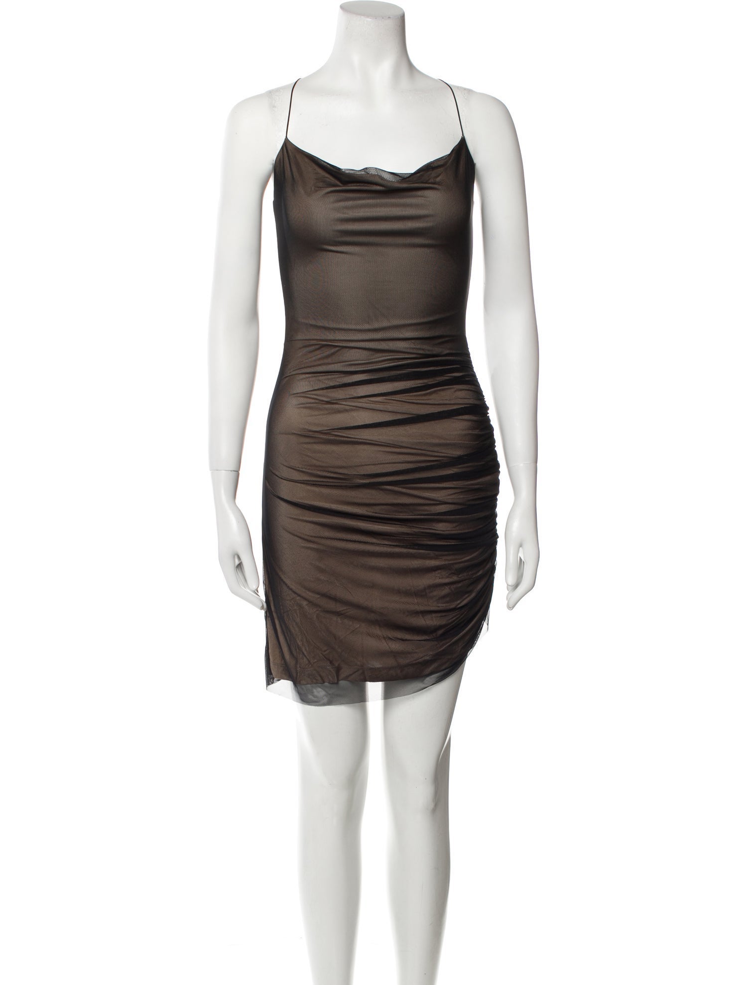 GAUGE81 Cowl Neck Mini Dress