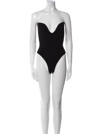 GAUGE81 Merino Wool Strapless Bodysuit