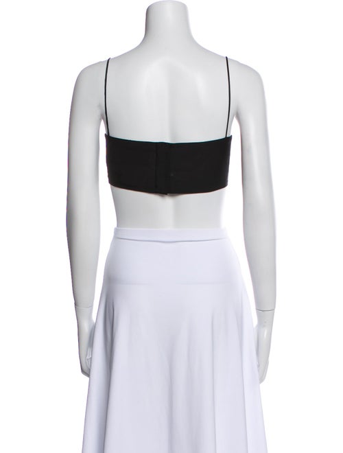 GAUGE81 Silk Square Neckline Crop Top