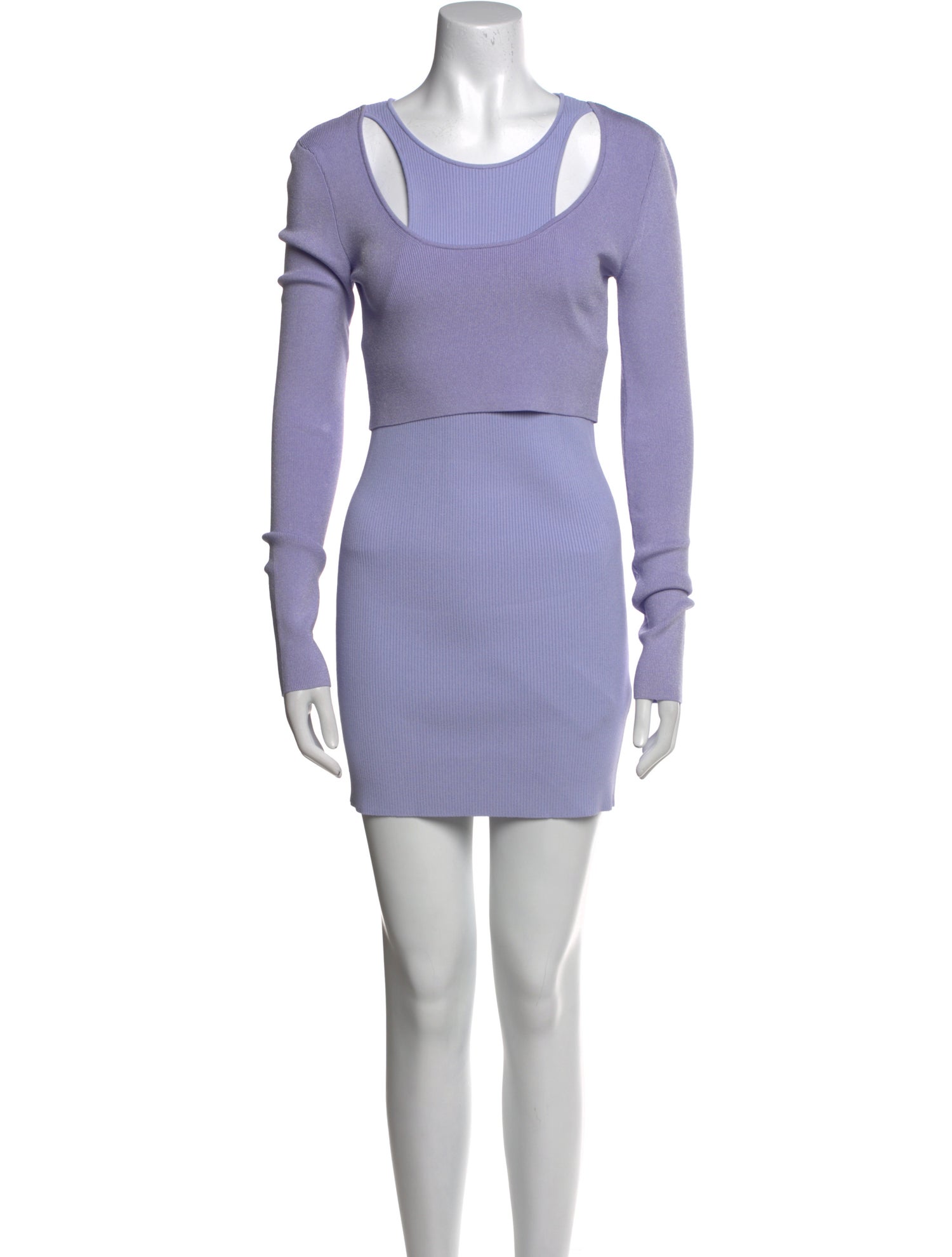 GAUGE81 Scoop Neck Mini Dress