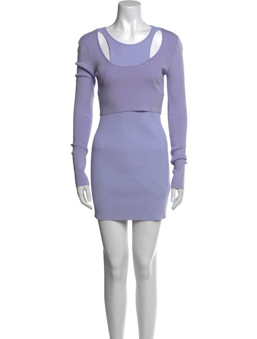 GAUGE81 Scoop Neck Mini Dress