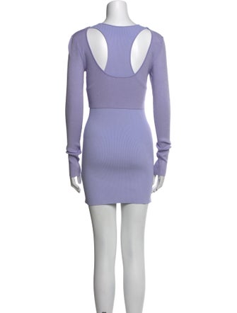 GAUGE81 Scoop Neck Mini Dress