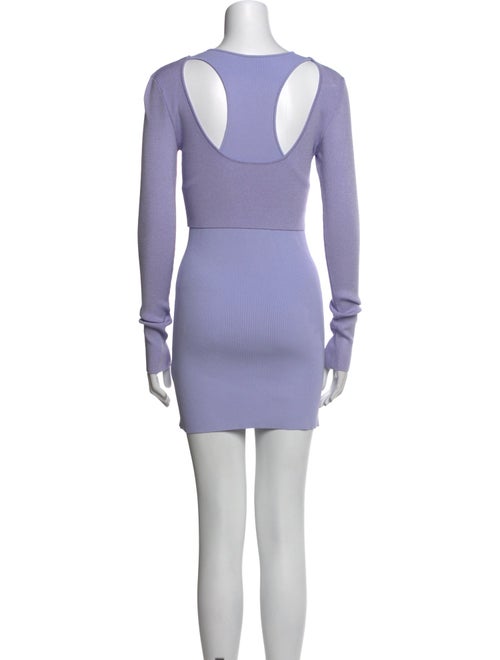 GAUGE81 Scoop Neck Mini Dress