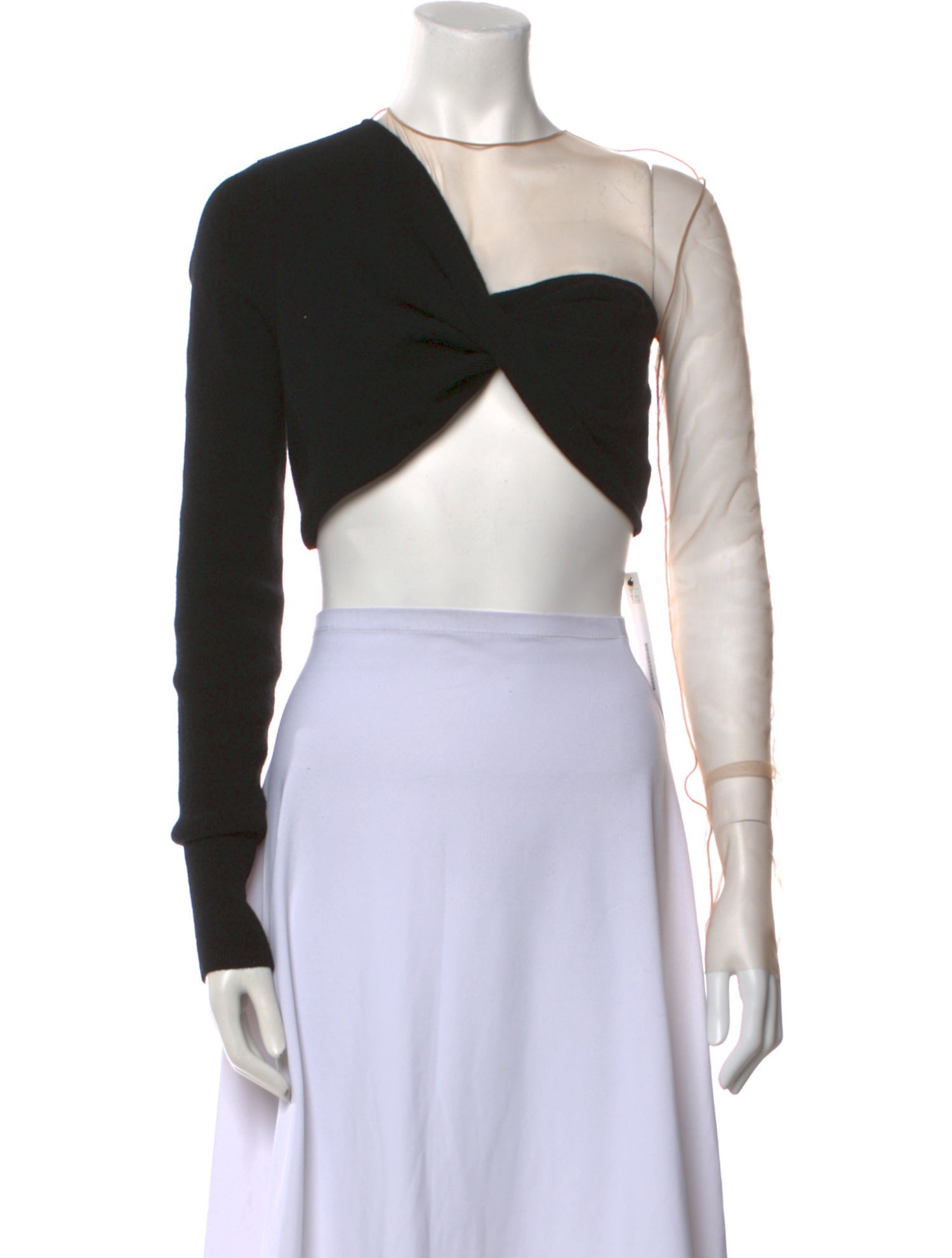 GAUGE81 Cashmere Bateau Neckline Crop Top