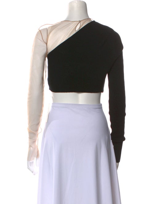 GAUGE81 Cashmere Bateau Neckline Crop Top