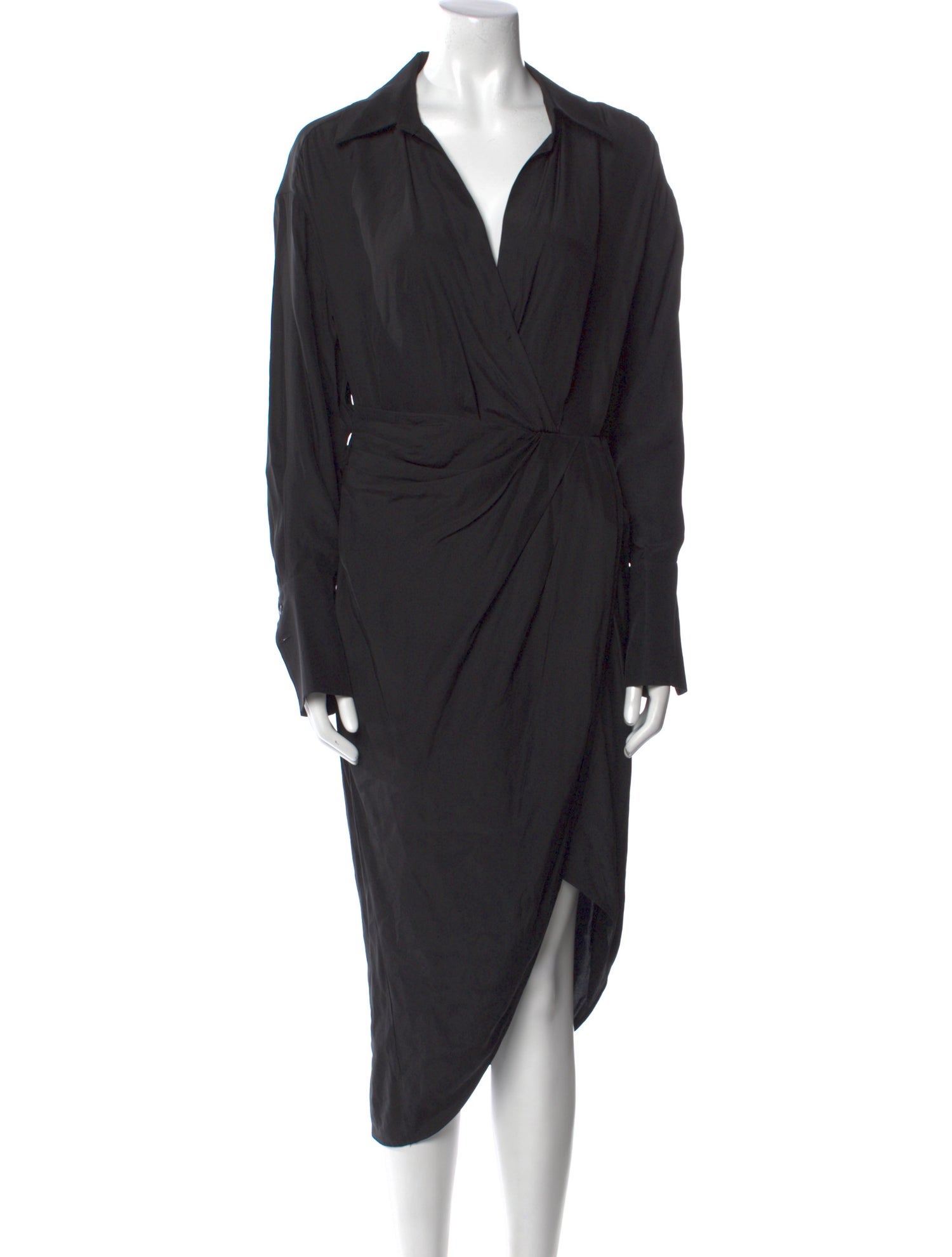 GAUGE81 Silk Midi Length Dress