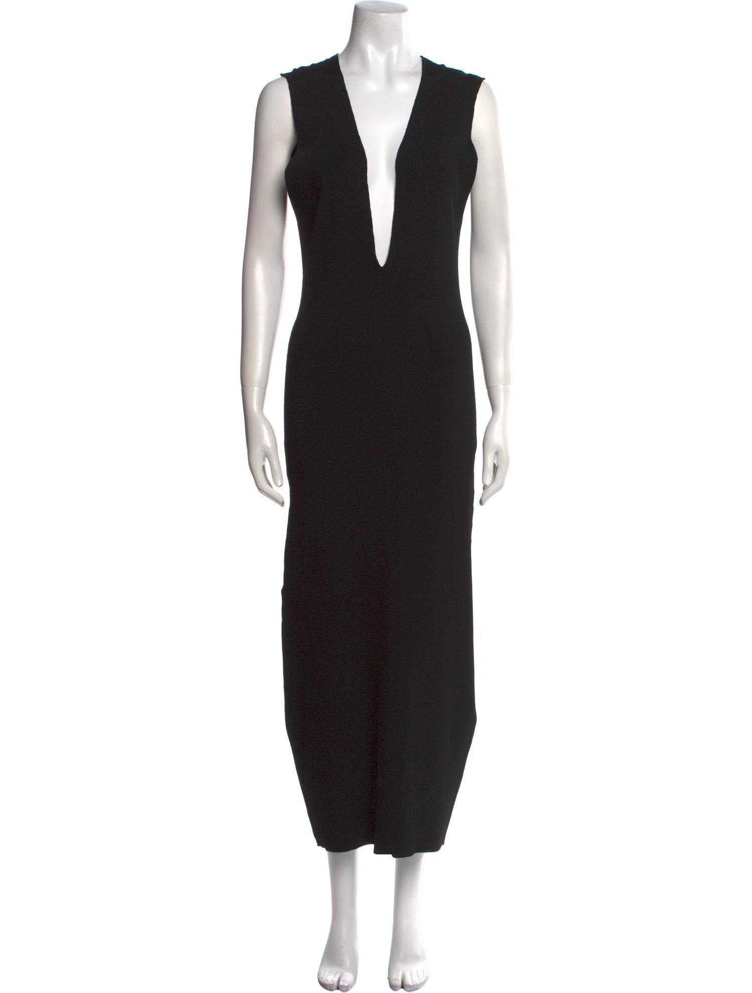 GAUGE81 V-Neck Long Dress