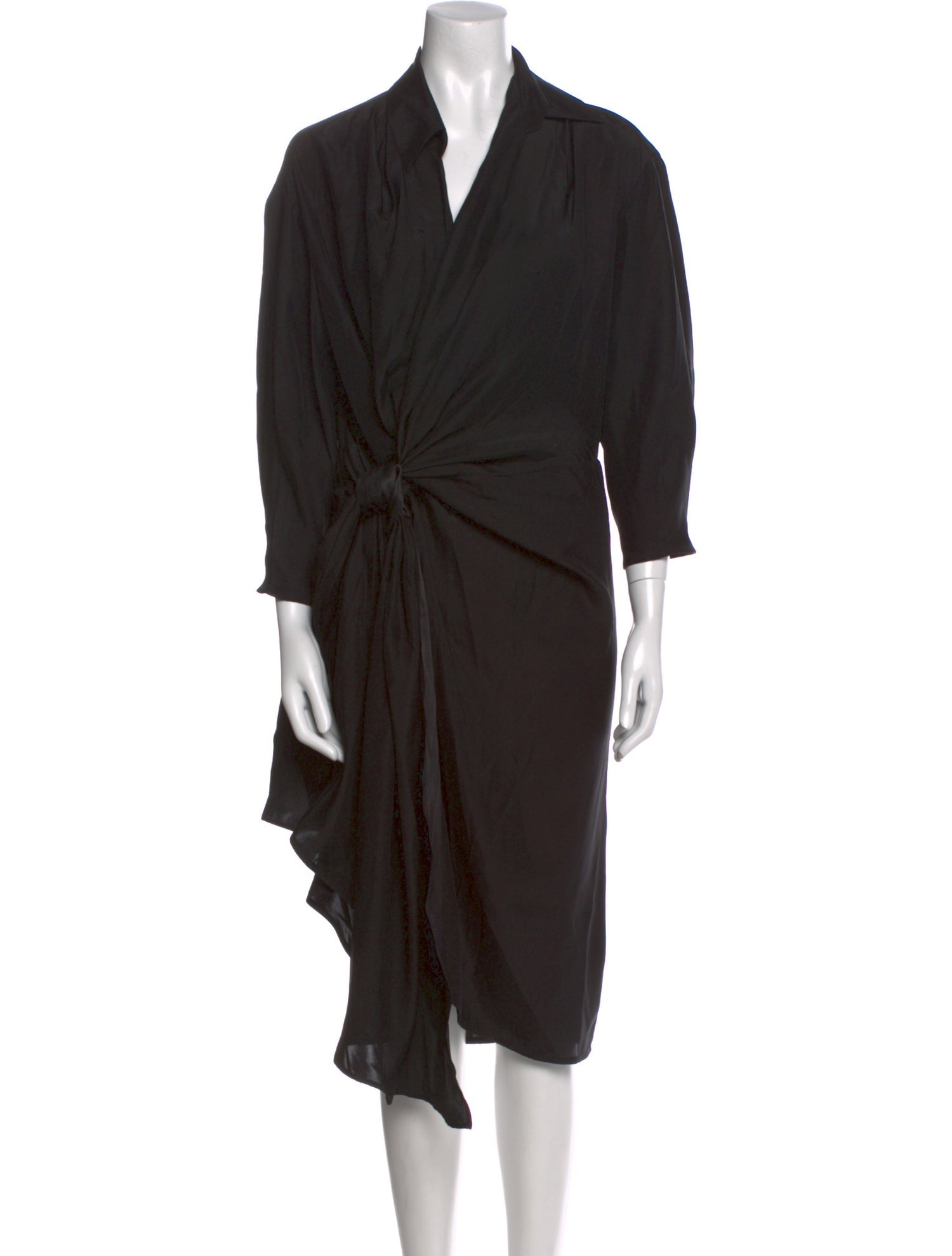 GAUGE81 Silk Knee-Length Dress