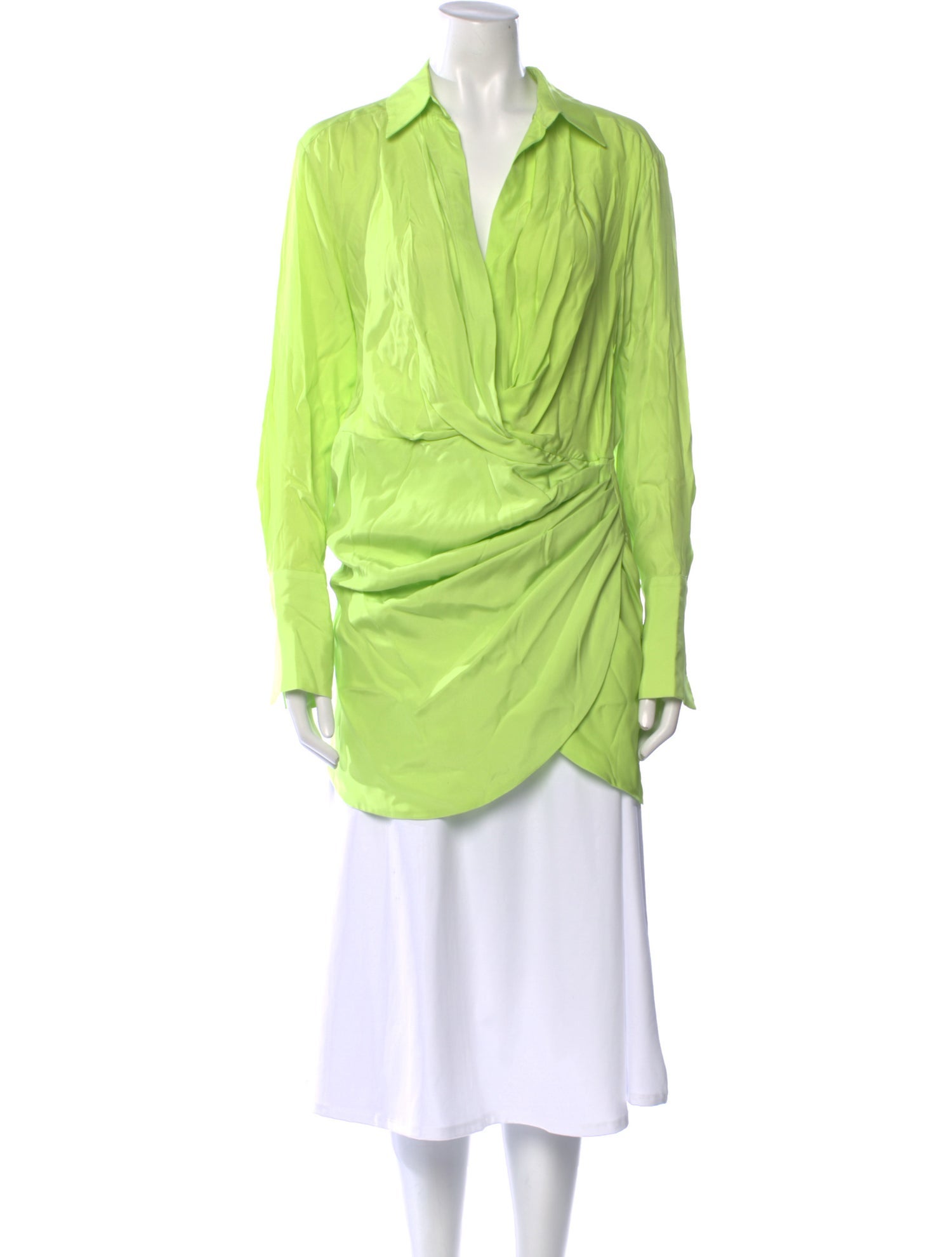 GAUGE81 Silk Long Sleeve Tunic