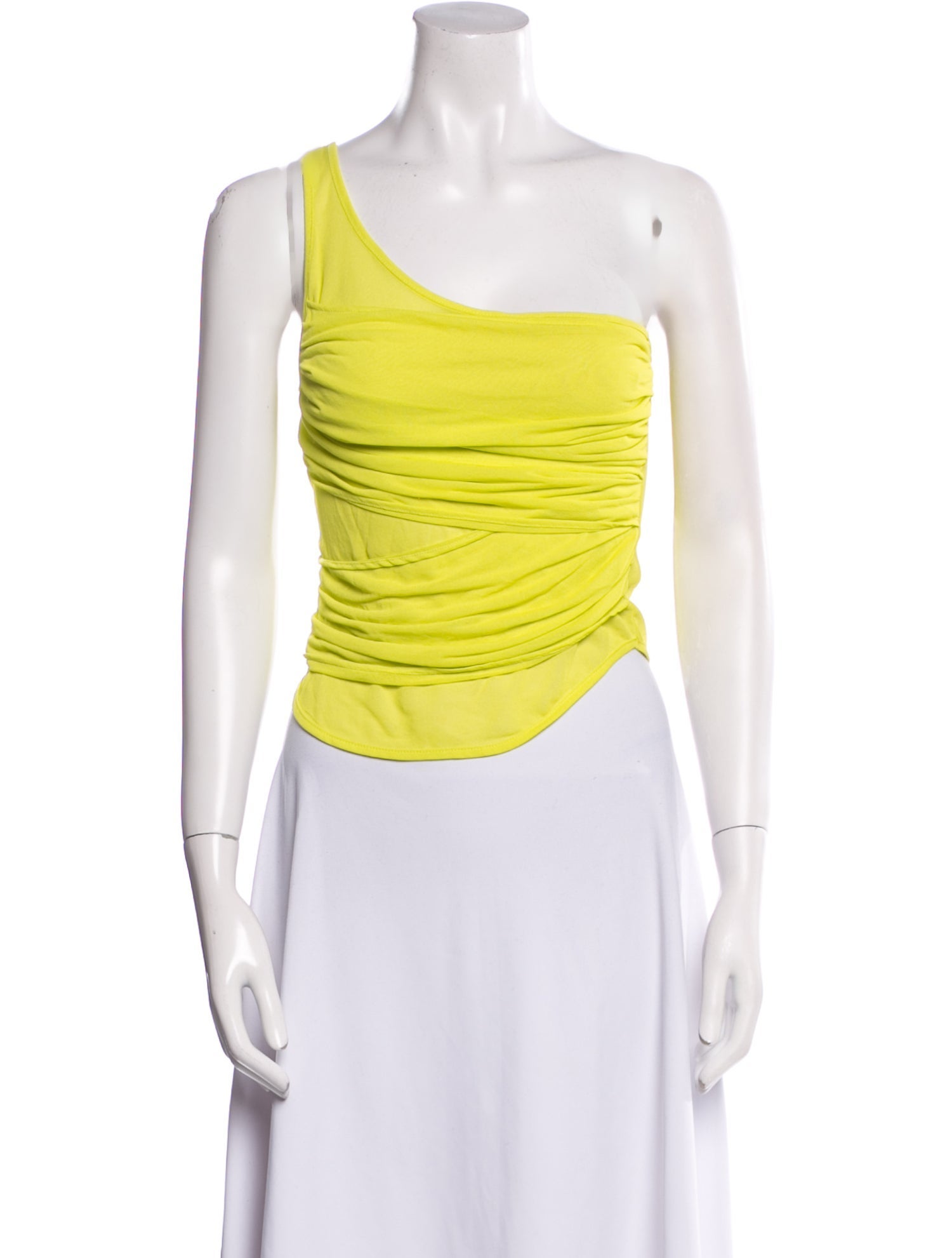 GAUGE81 One-Shoulder Sleeveless Crop Top