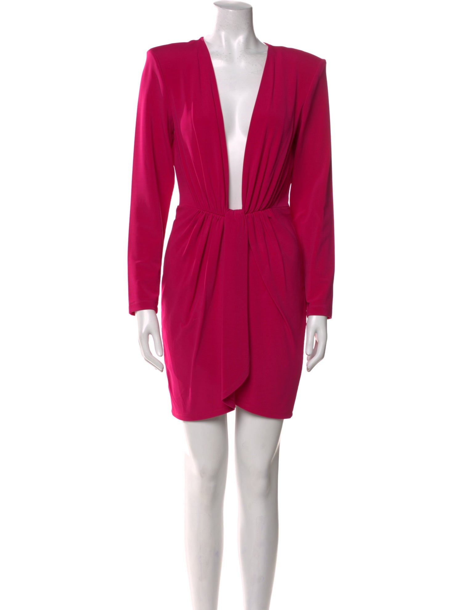 GAUGE81 V-Neck Mini Dress