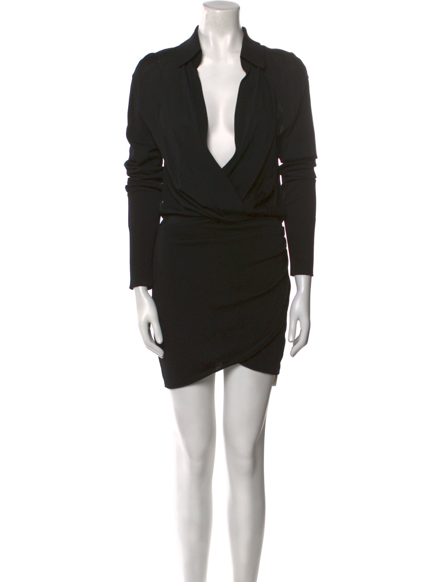 GAUGE81 V-Neck Mini Dress