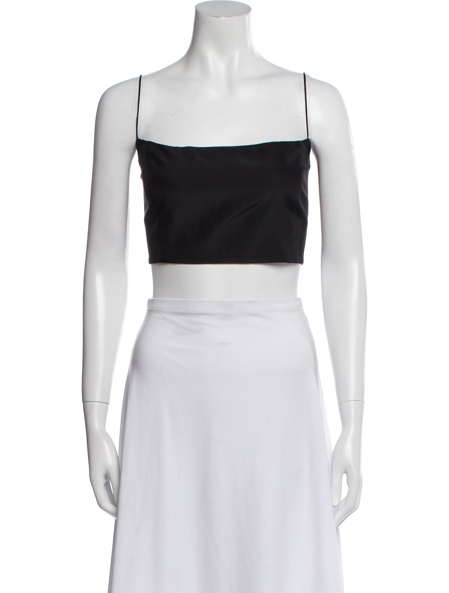 GAUGE81 Silk Square Neckline Crop Top w/ Tags