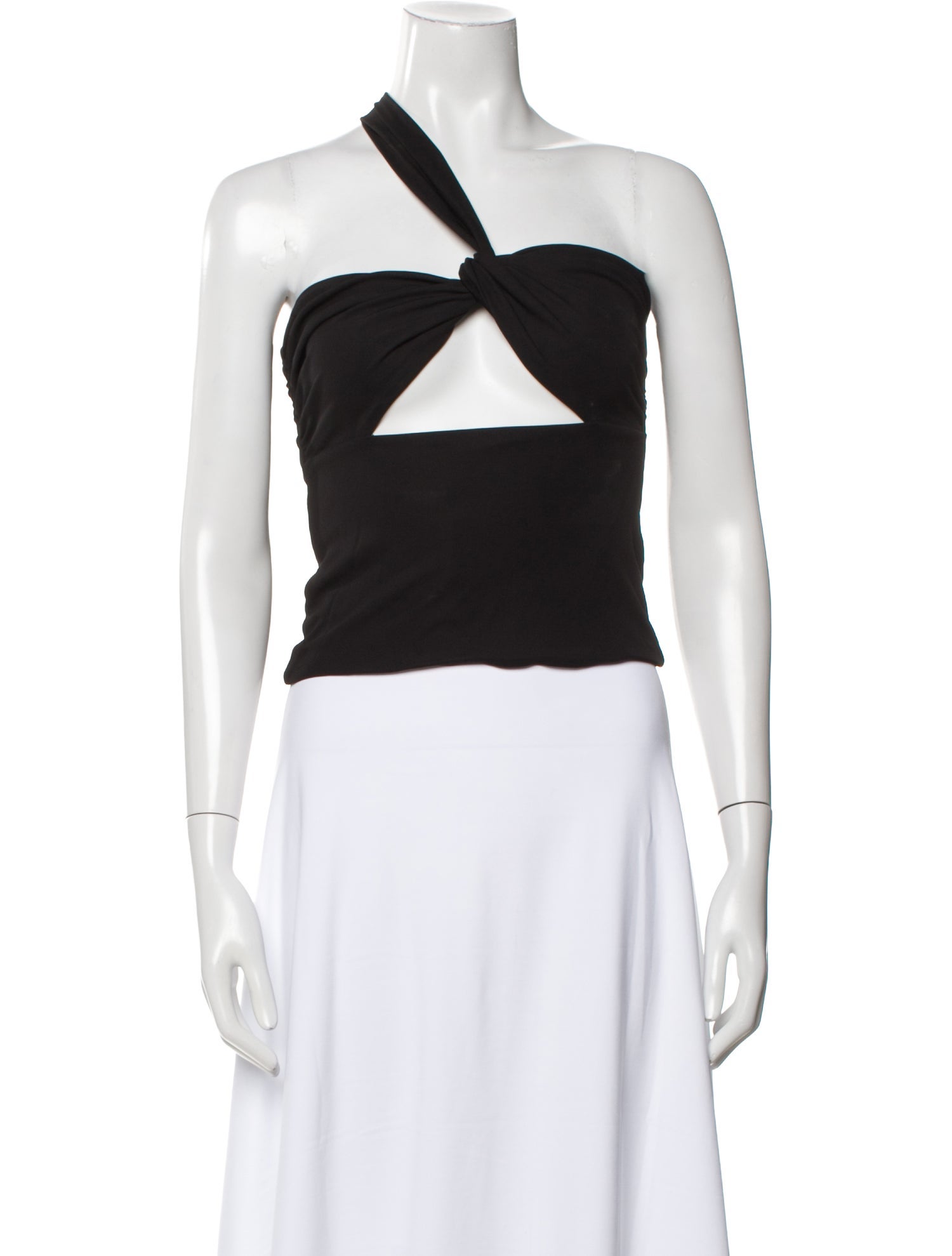 GAUGE81 One-Shoulder Sleeveless Crop Top