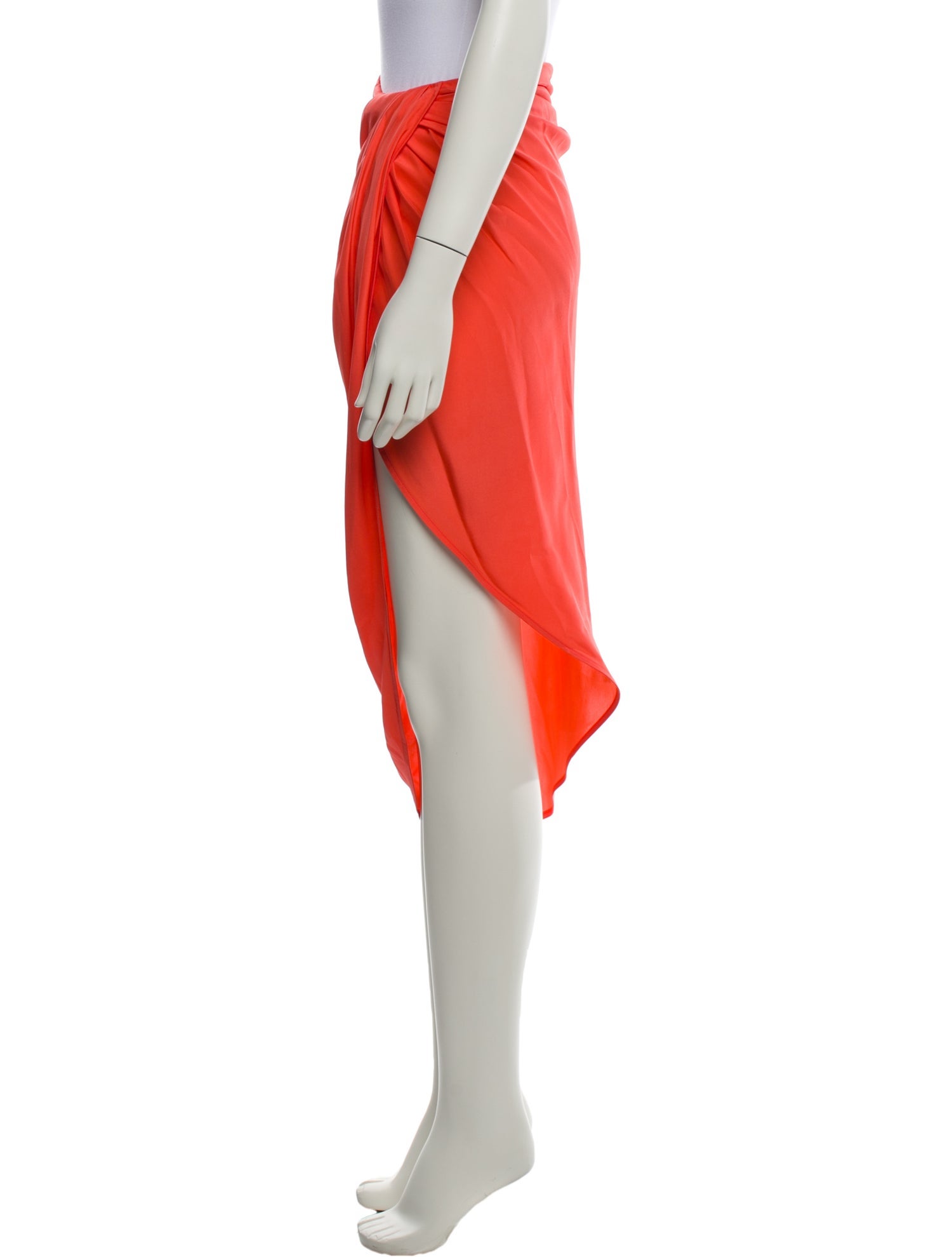 GAUGE81 Silk Midi Length Skirt