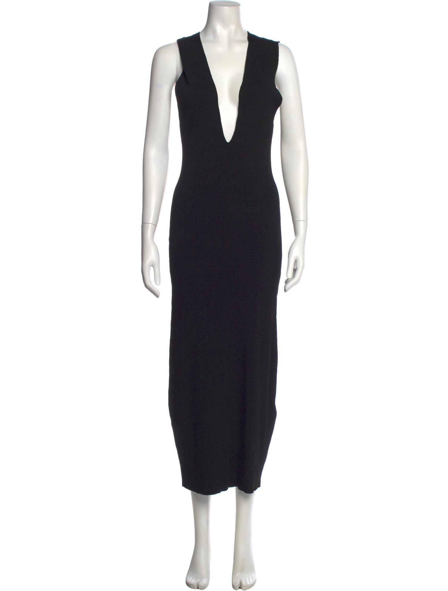 GAUGE81 V-Neck Long Dress