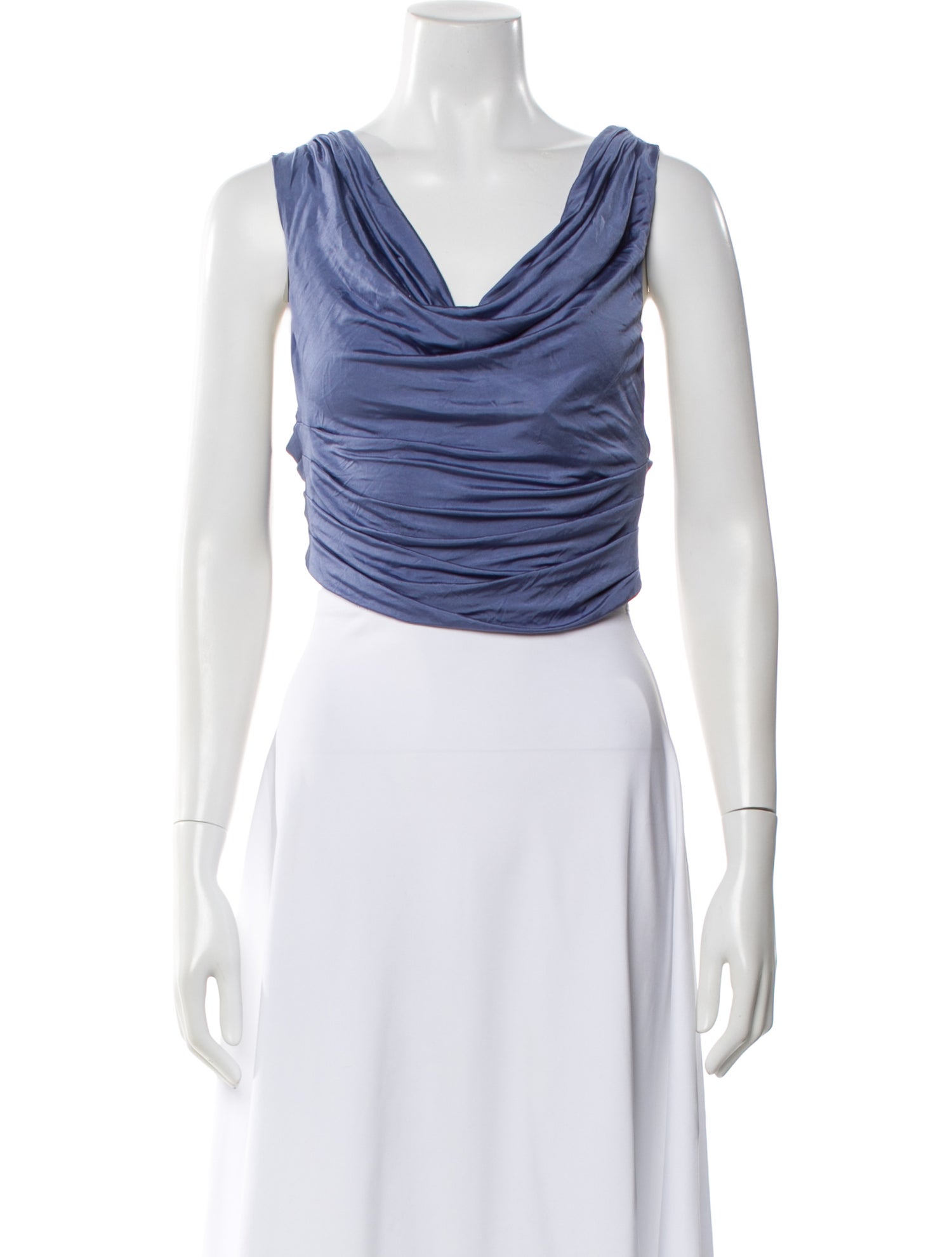 GAUGE81 Cowl Neck Sleeveless Crop Top