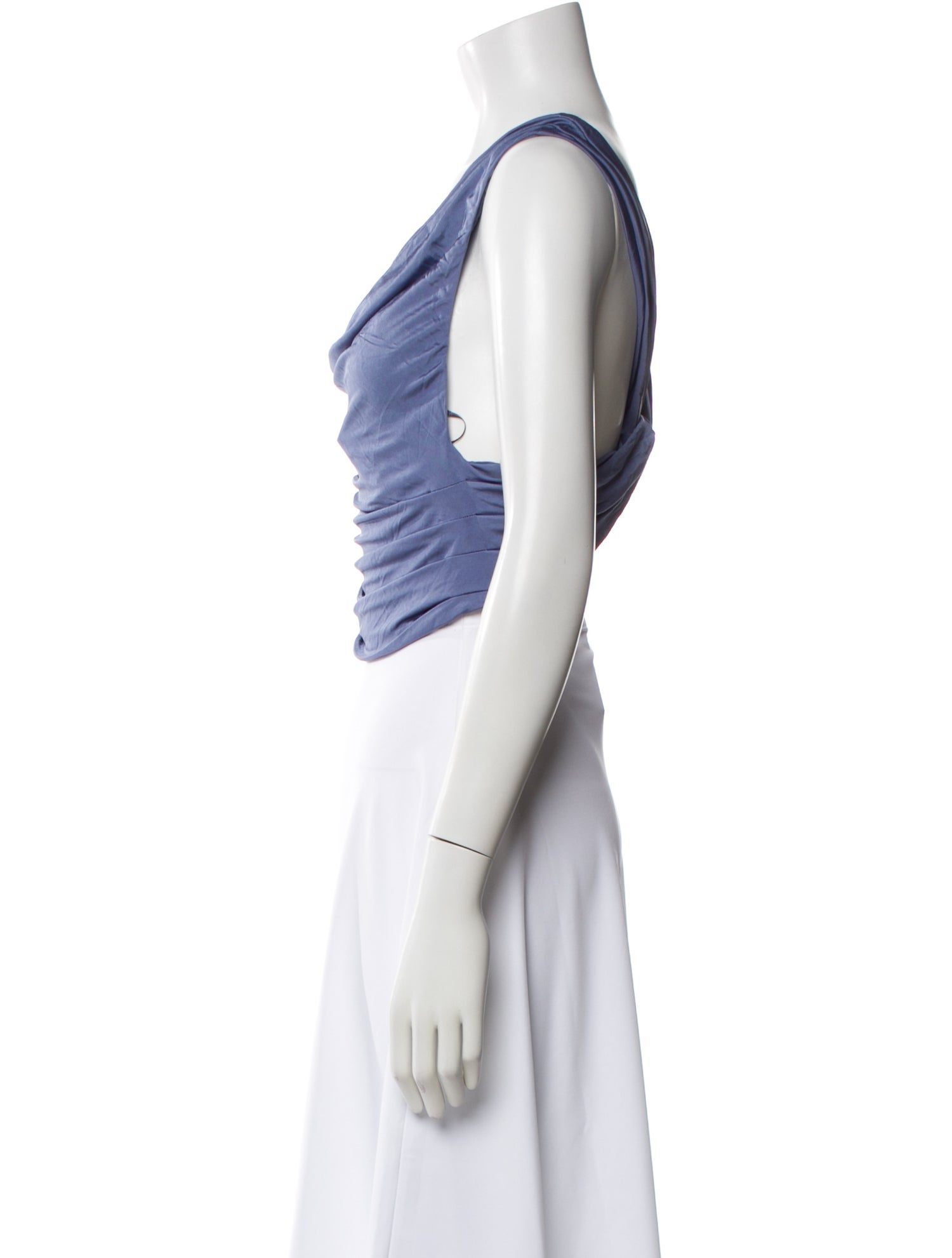 GAUGE81 Cowl Neck Sleeveless Crop Top