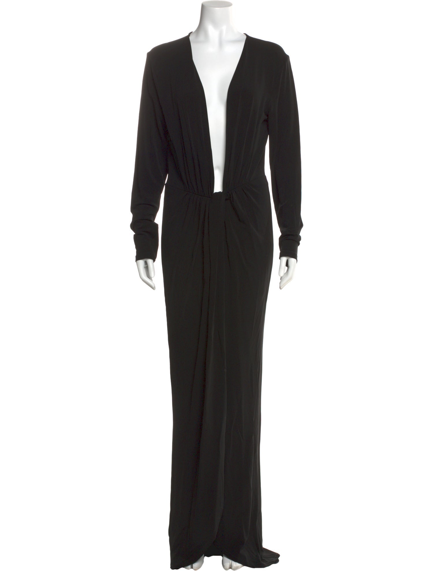 GAUGE81 V-Neck Long Dress