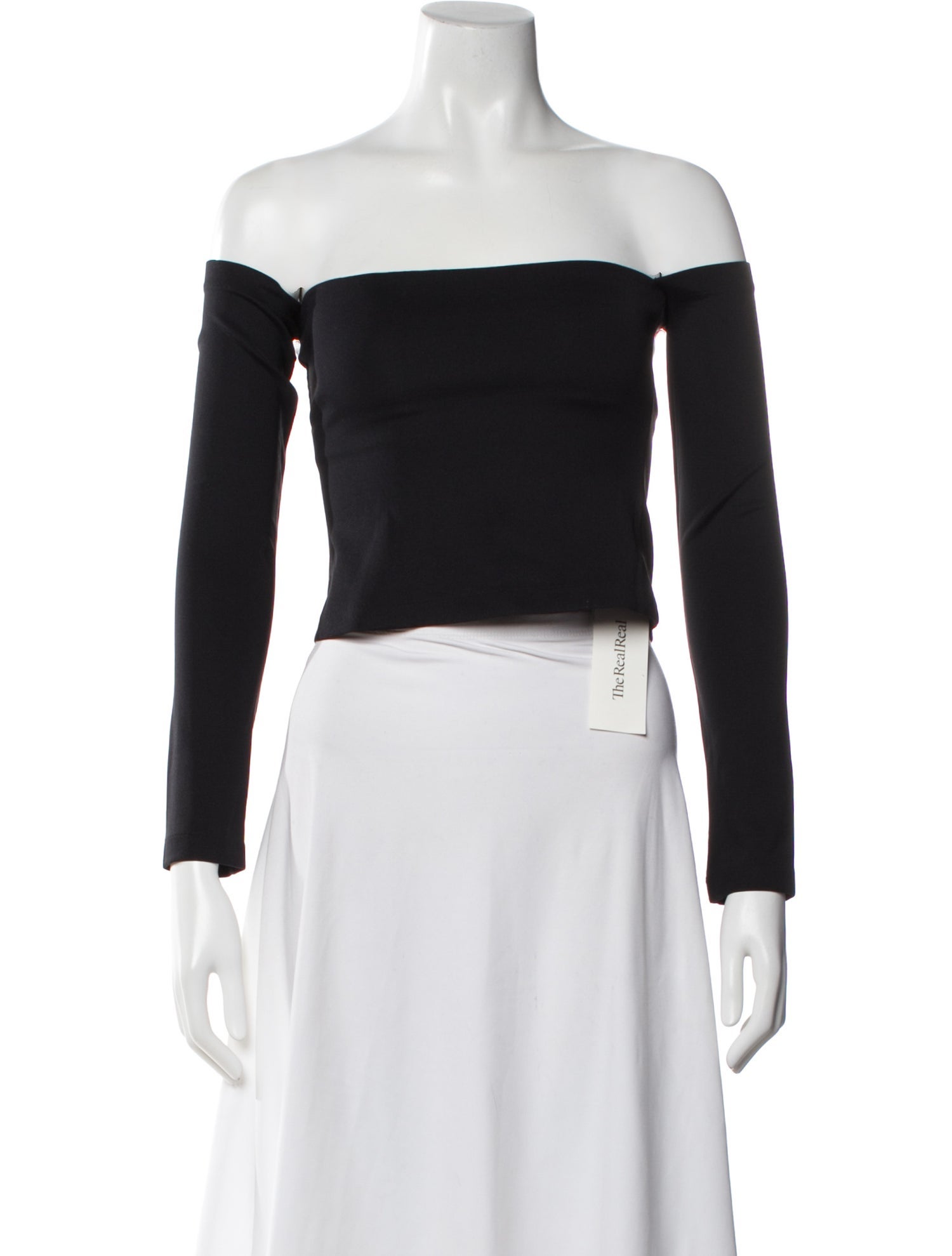 GAUGE81 Off-The-Shoulder Long Sleeve Crop Top