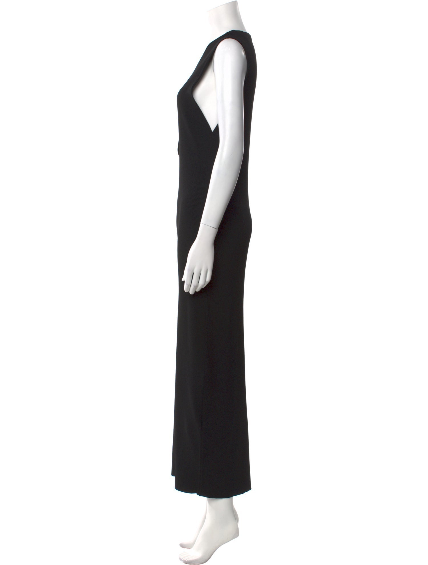 GAUGE81 V-Neck Long Dress