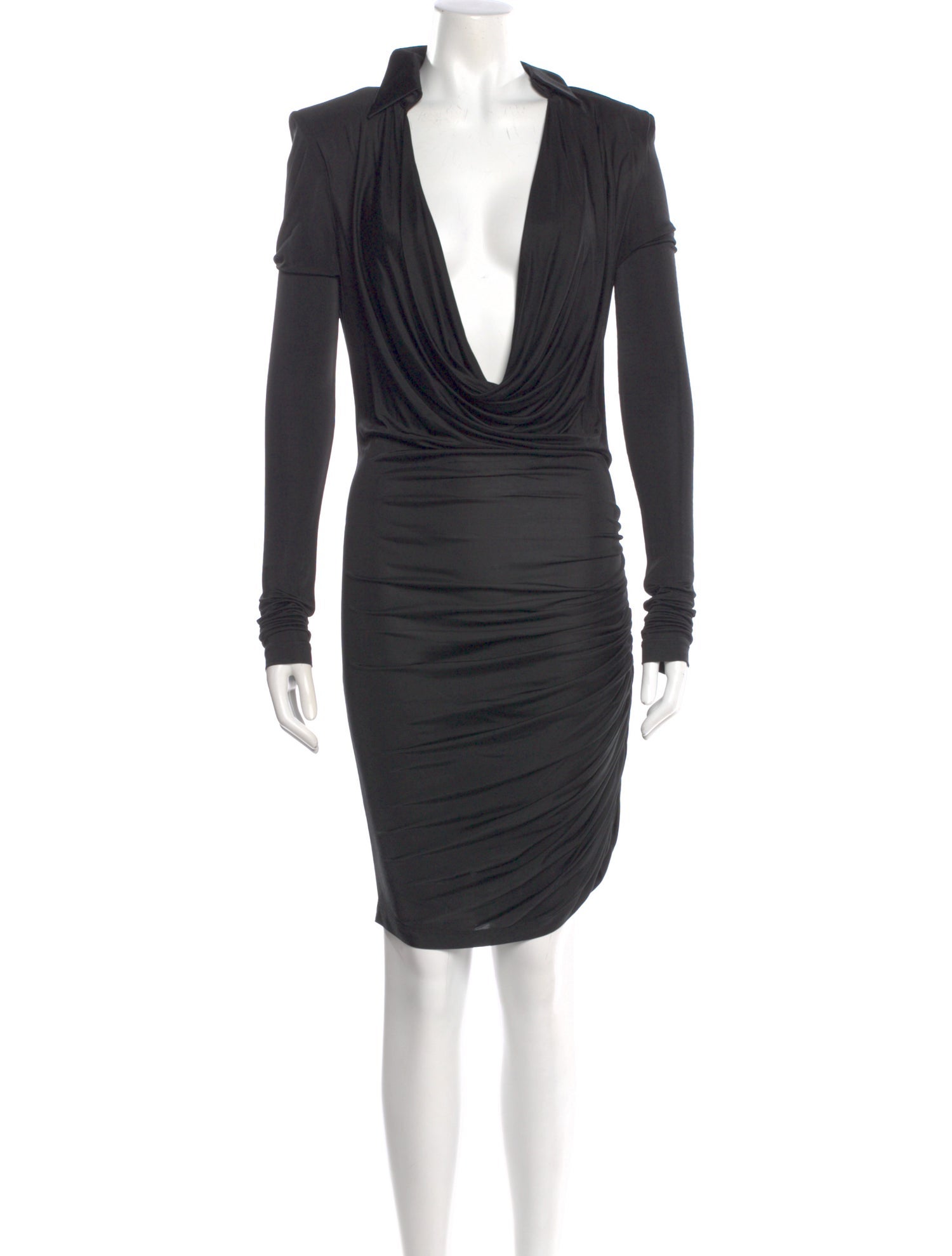GAUGE81 Cowl Neck Knee-Length Dress