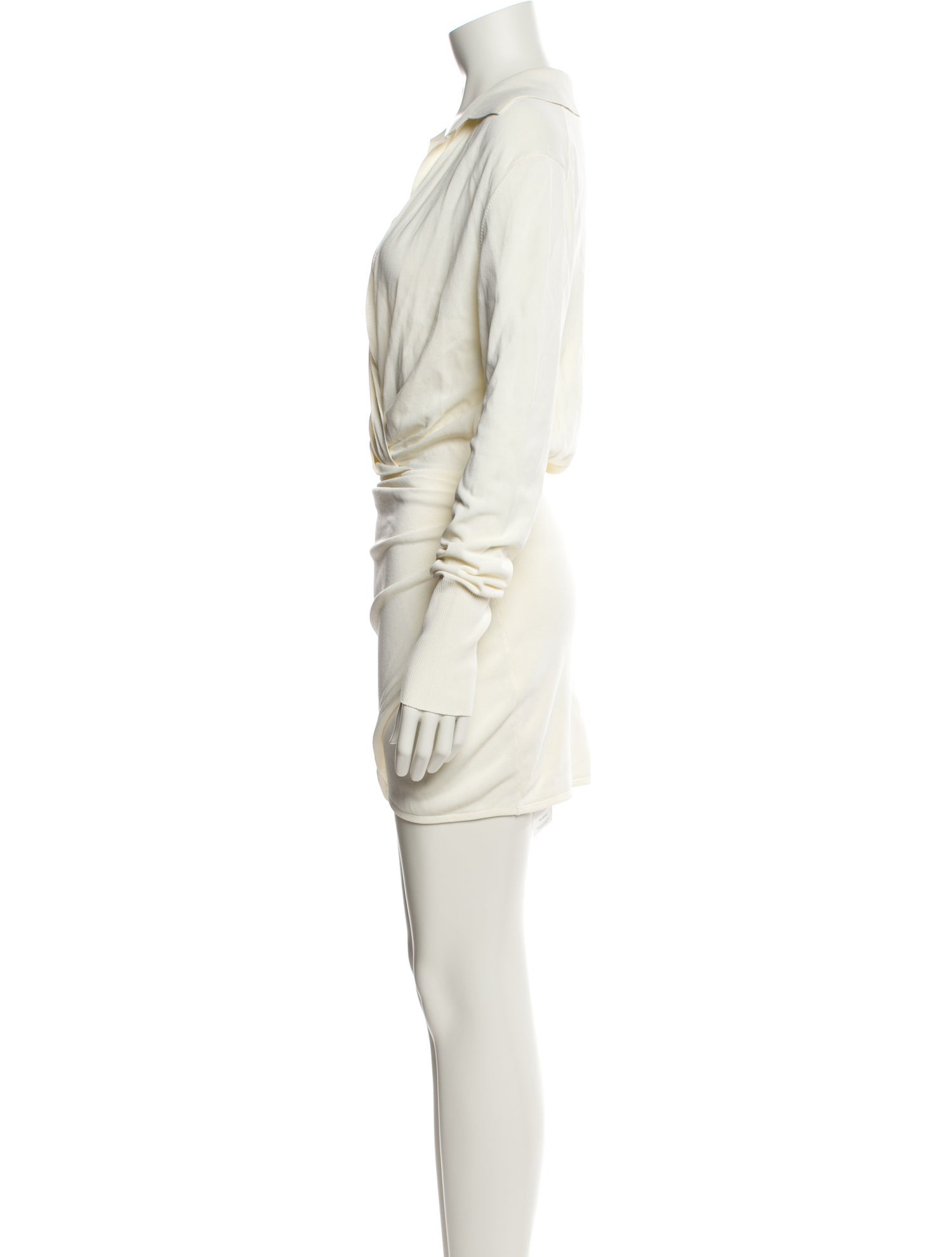 GAUGE81 V-Neck Mini Dress