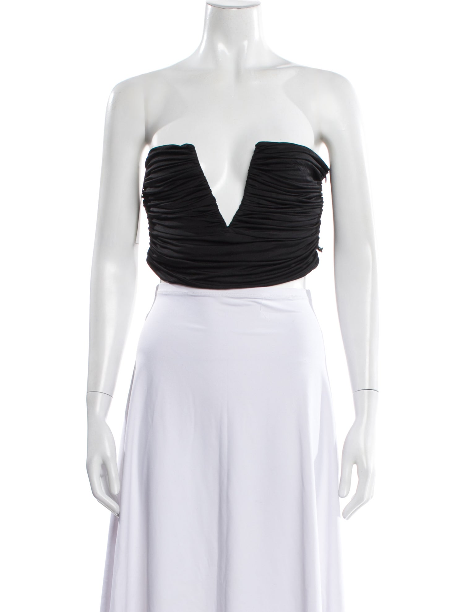 GAUGE81 Strapless Crop Top