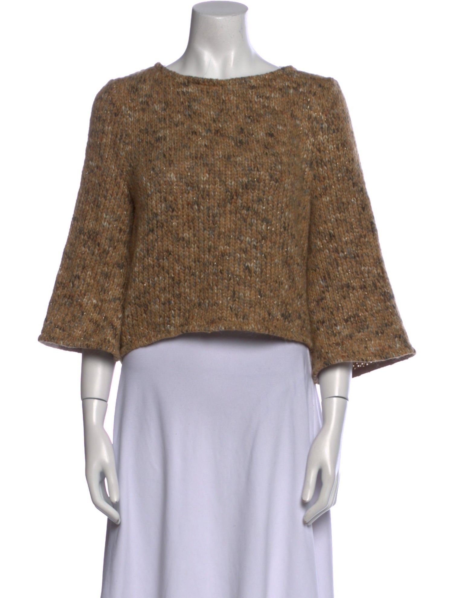 Audra Virgin Wool Scoop Neck Sweater