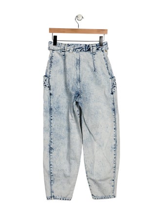 Aureta High-Rise Straight Leg Jeans