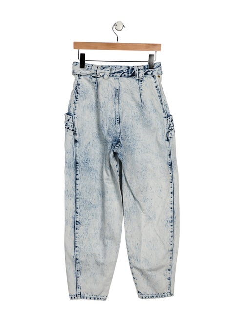 Aureta High-Rise Straight Leg Jeans