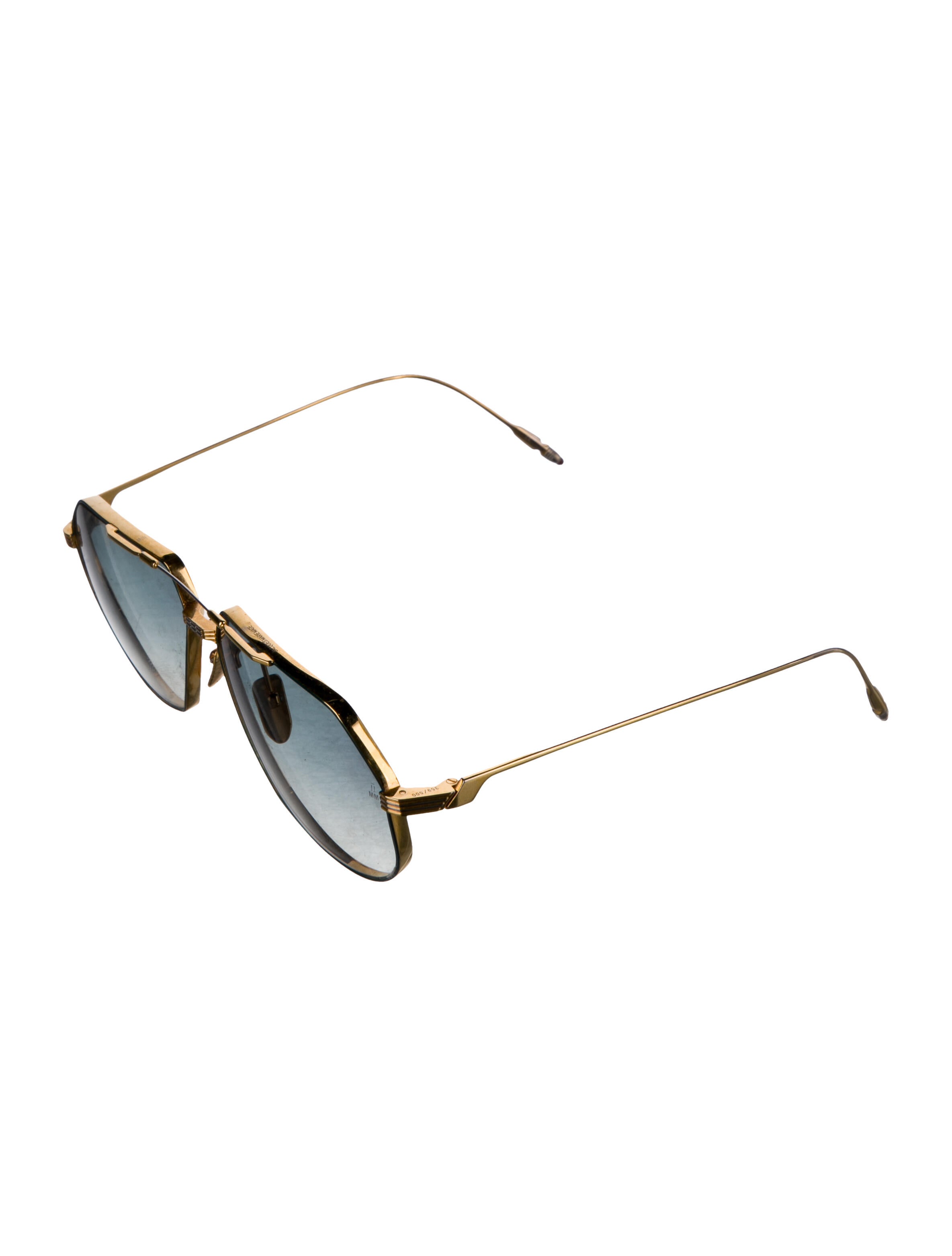 Audrey Louise Reynolds Square Gradient Sunglasses