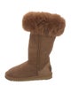 Australia Luxe Collective Suede Fur Trim Boots