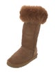 Australia Luxe Collective Suede Fur Trim Boots