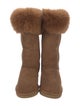 Australia Luxe Collective Suede Fur Trim Boots