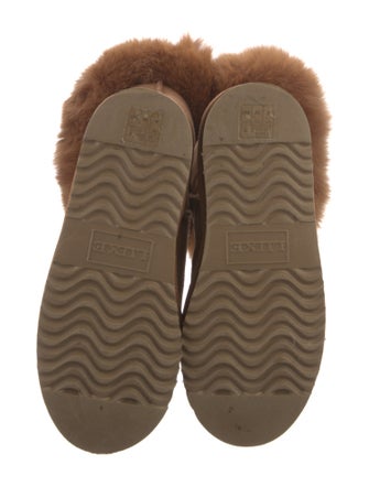 Australia Luxe Collective Suede Fur Trim Boots