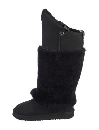 Australia Luxe Collective Suede Fur Trim Boots