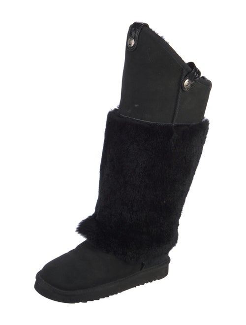 Australia Luxe Collective Suede Fur Trim Boots