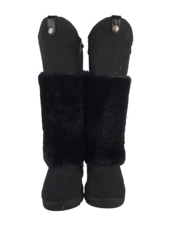Australia Luxe Collective Suede Fur Trim Boots